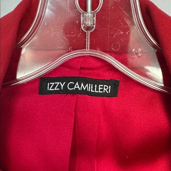 Izzy Camilleri Red Tailored Blazer Film Worn No Size Tag - Picture 6 of 10